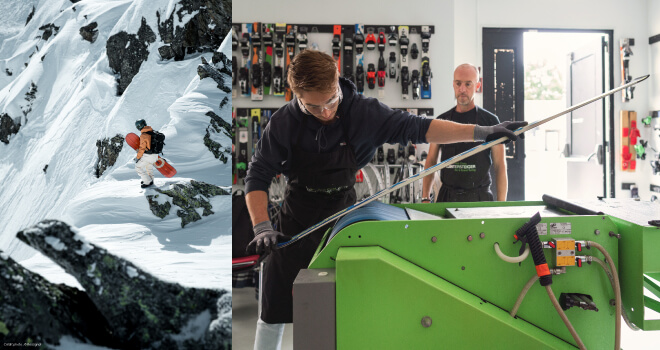 technicien vendeur ski glisse hiver